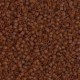 Miyuki delica beads 15/0 - Matted transparent amber DBS-764